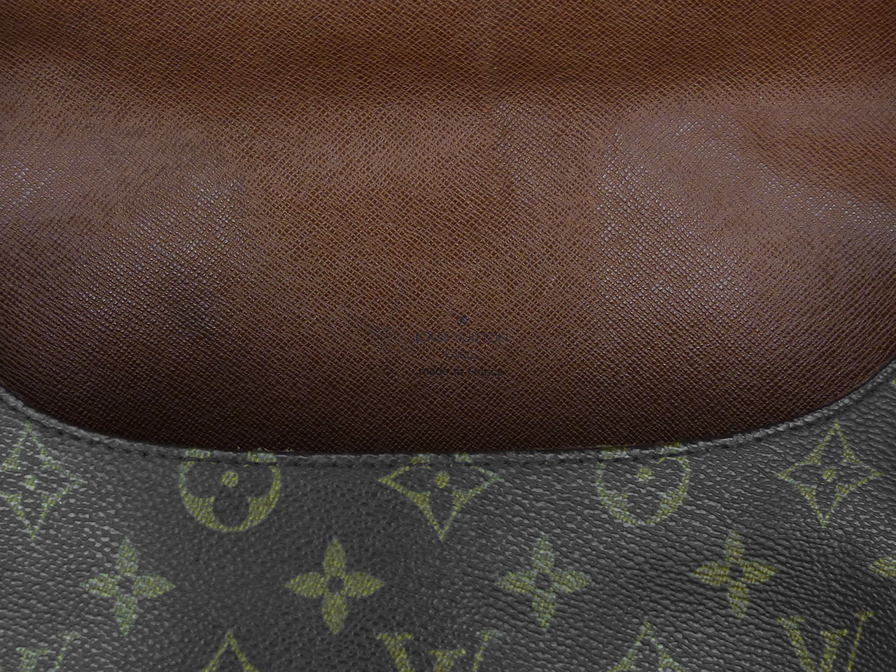 Sac porté épaule Louis Vuitton Musette Salsa Authentique d'occasion en toile monogram et cuir naturel