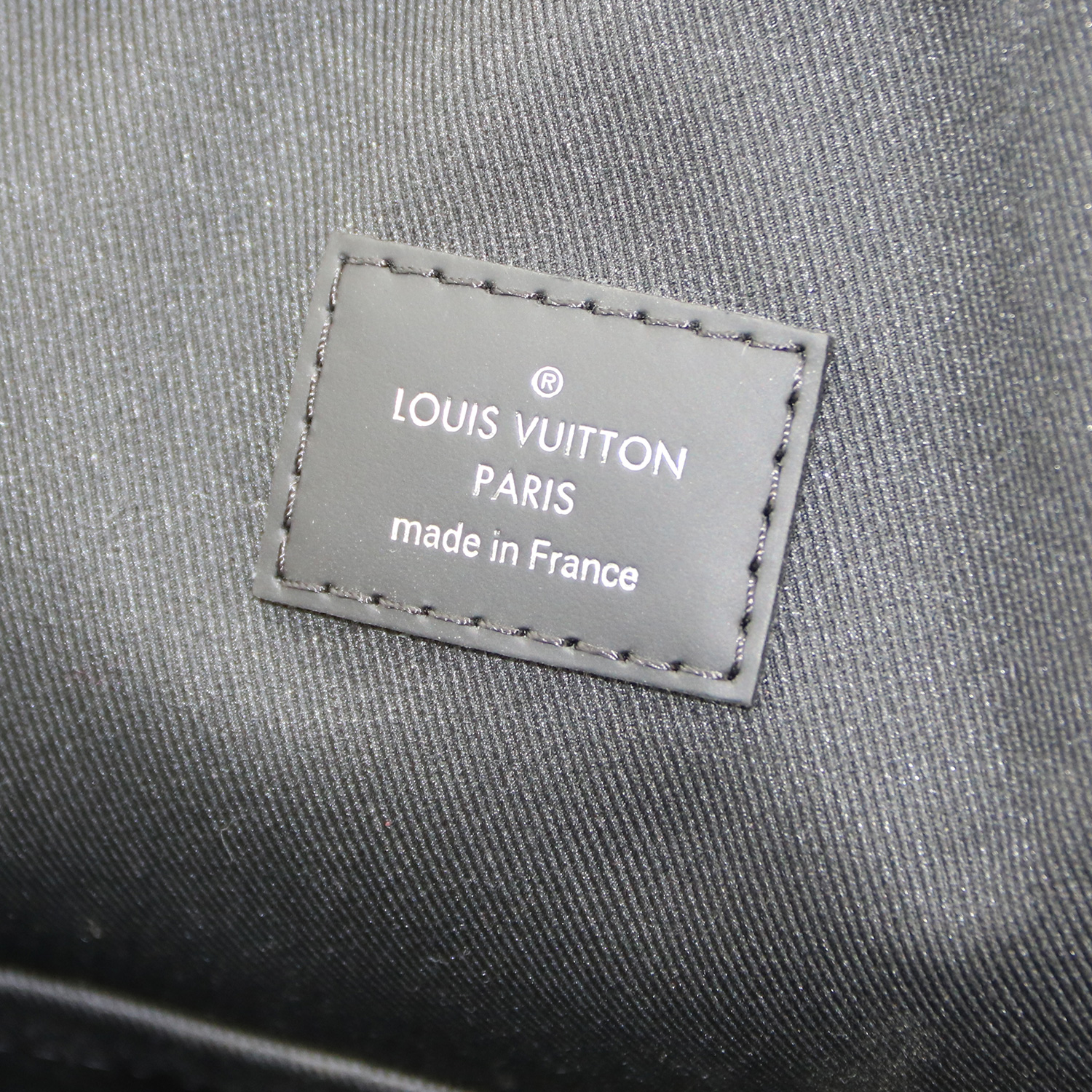 Sac à dos Louis Vuitton Josh Authentique d'occasion en toile Damier graphite